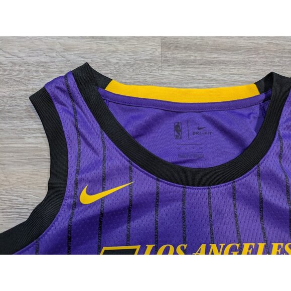 Nike Lonzo Ball Los Angeles Lakers City Edition Swingman Jersey Small 40 - Picture 5 of 12